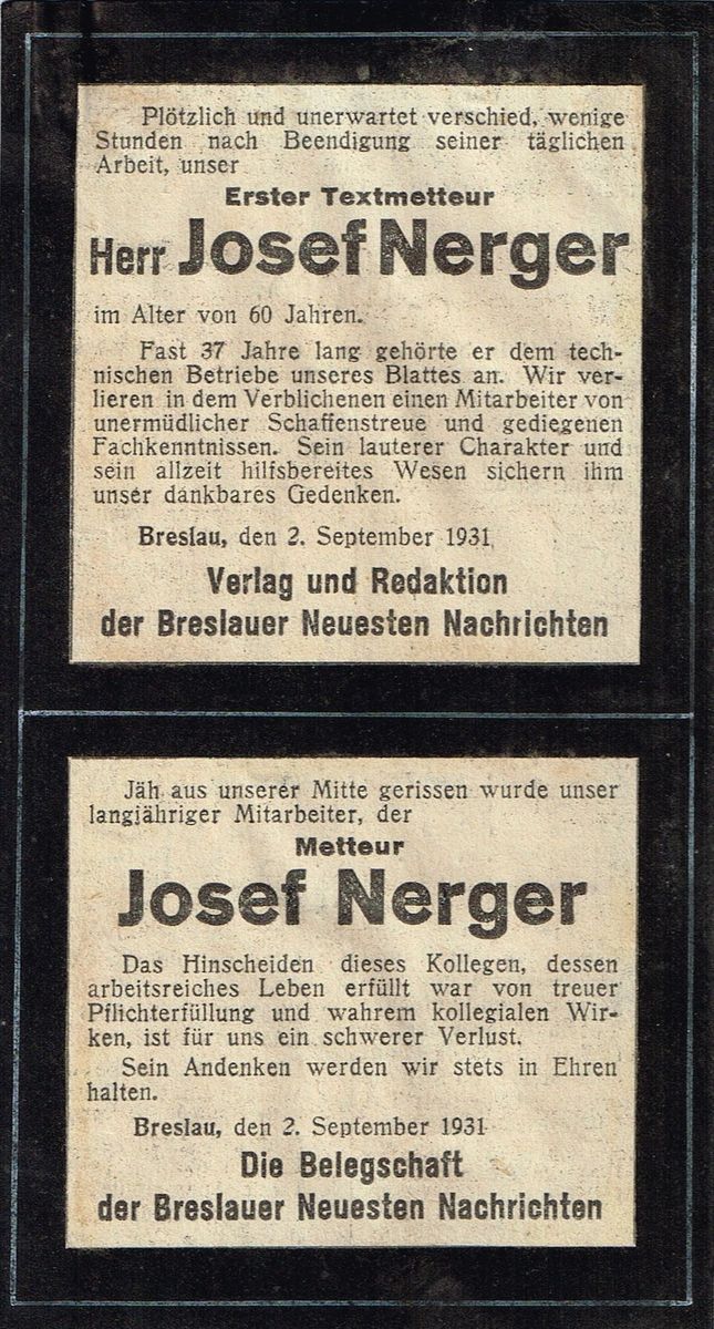 Josef Nerger_Beileidsbekundung_1